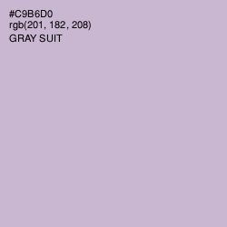 #C9B6D0 - Gray Suit Color Image